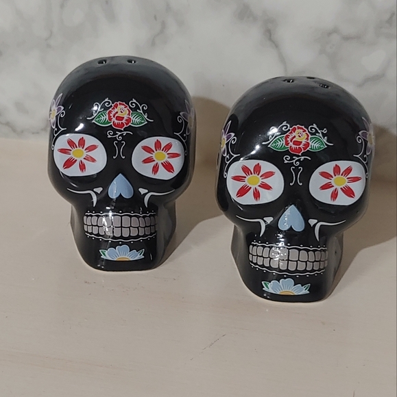 Other - Sugar Skull Salt & Pepper Shakers